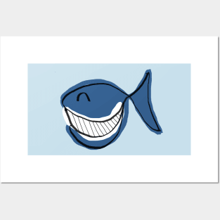 Smiling Fish! Posters and Art